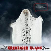 Halloween Animatronic Dekoration Geisterbraut Geist Skelett 170cm