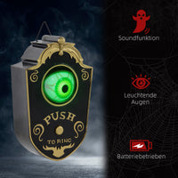 Halloween Deko Türglocke Horror-Auge Geräuschsensor Touchsensor Beweglich