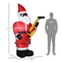Aufblasbarer Weihnachtsmann 140cm Outdoor Weihnachtsdekoration Gebläse