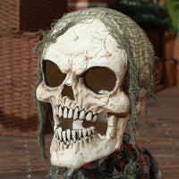 Halloween Dekoration Groundbreaker Skelett Biegsame Arme Leuchtende Augen