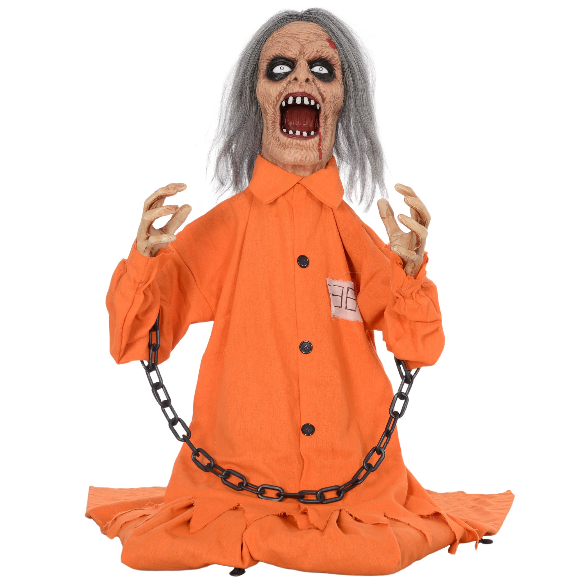 Halloween Gefangener Geist Deko Animatronik Beweglich Soundeffekte