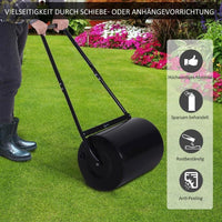 Gartenwalze 60L Rasenwalze Stahl 50cm Walze