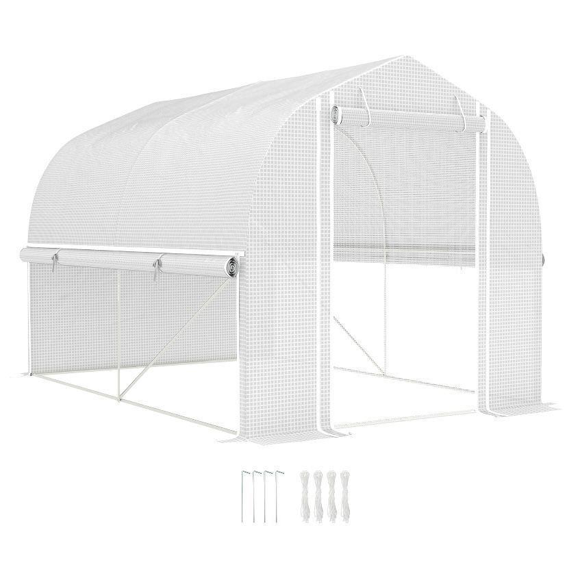 Foliengewächshaus 3×2×2 m Garten Gewächshaus