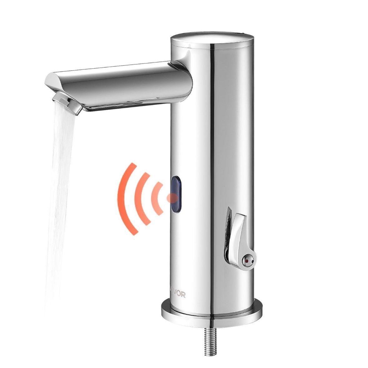 Berührungslose Waschtischarmatur mit Infrarotsensor – Automatische Wasserhahn Armatur Messing
