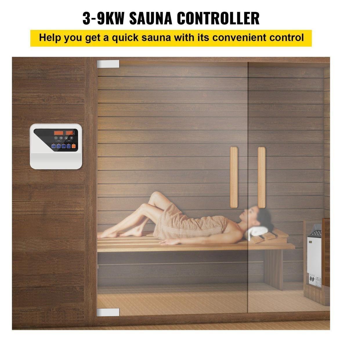 Sauna Steuergerät extern 3–9kW
