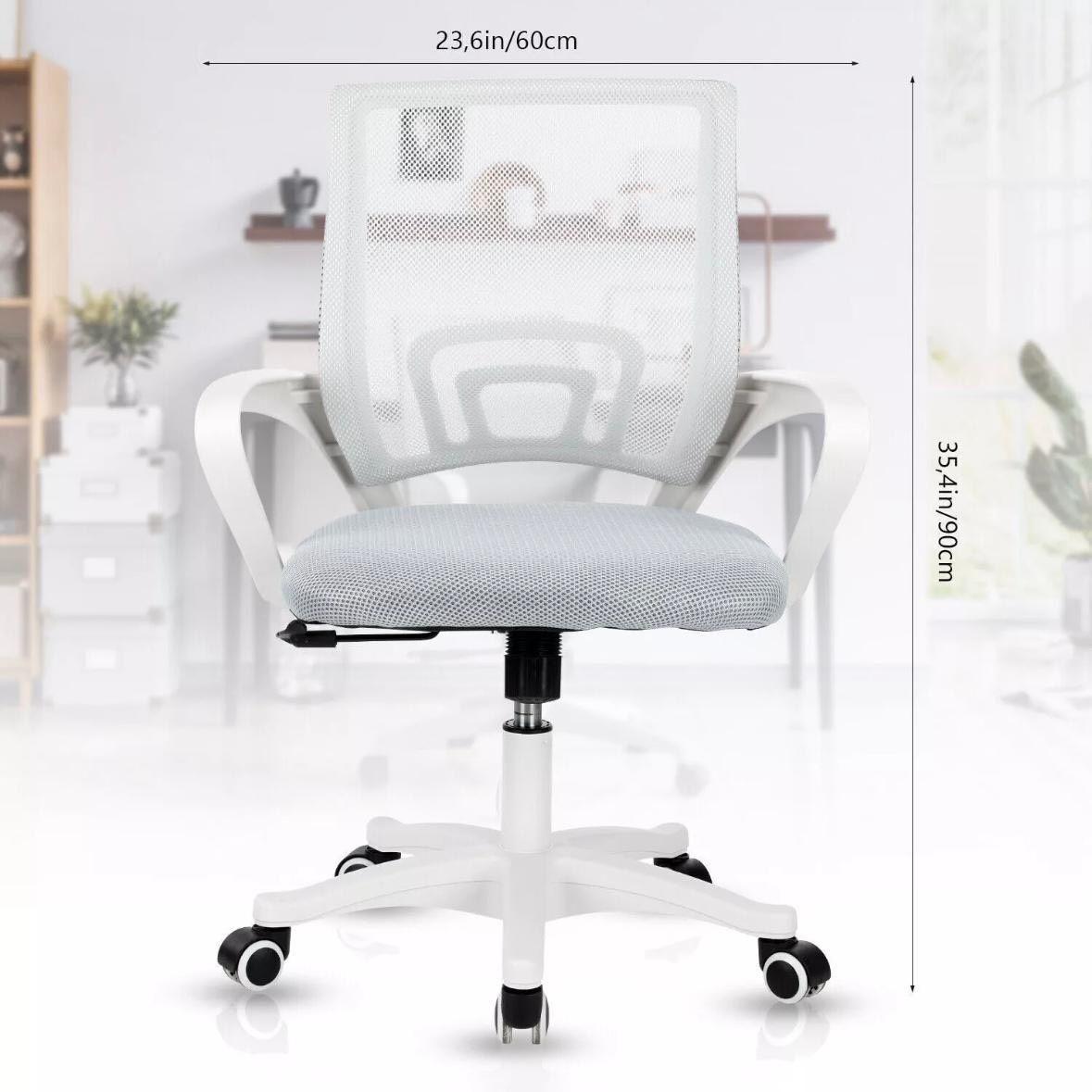 Ergonomischer Bürostuhl Schreibtischstuhl höhenverstellbar Rückenlehne