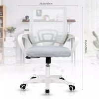Ergonomischer Bürostuhl Schreibtischstuhl höhenverstellbar Rückenlehne
