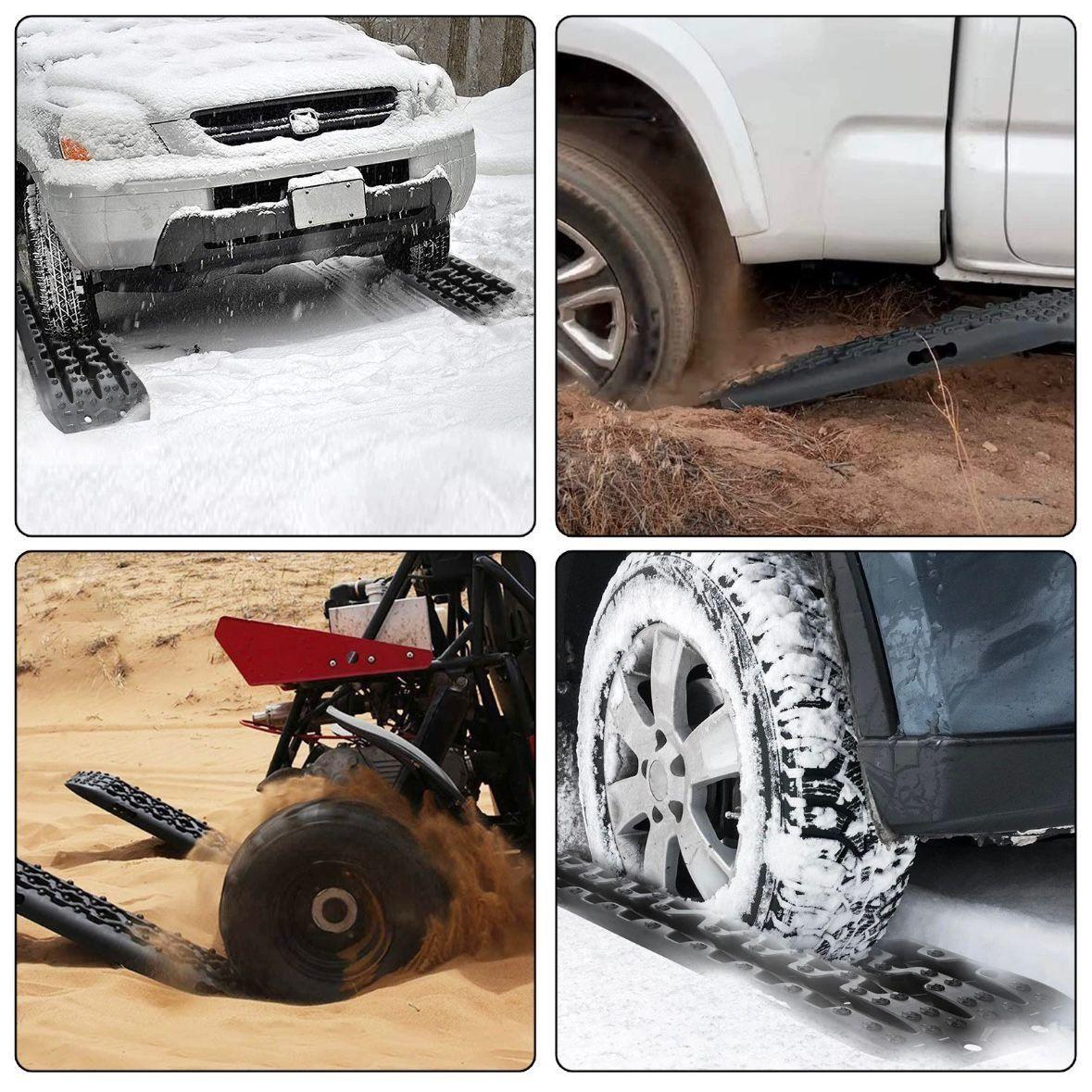 2x Offroad Sandbleche 10t Anfahrhilfe Schnee Schlamm
