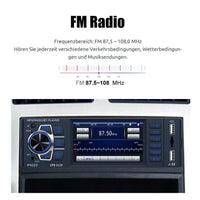 1 DIN Autoradio Bluetooth IPS Display USB AUX Freisprecheinrichtung