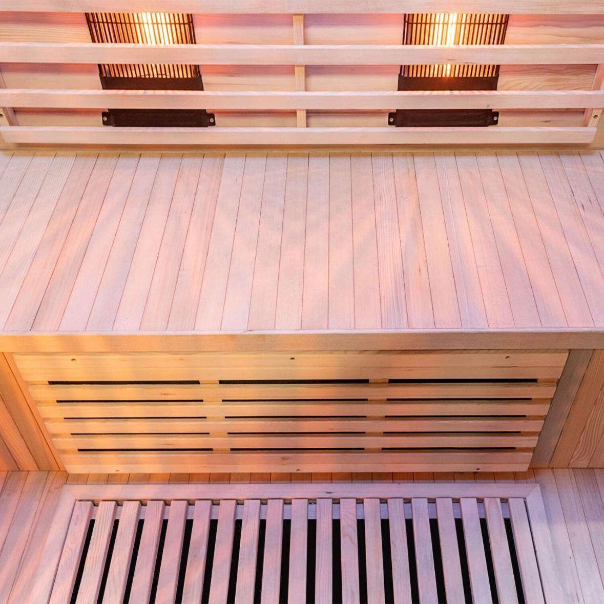 Infrarotkabine für 2 Personen Wellness & Tiefenwärme für Zuhause
