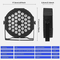 4x RGB LED Par-Lichter Bühnenbeleuchtung