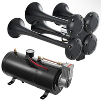 12V Train Horn Komplettset 3L Lufttank Kompressor Lufthorn Auto LKW