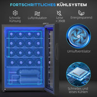 Weinkühlschrank 20 Flaschen 53L 5–18°C LED