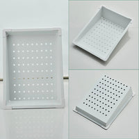 Edelstahl Küchenspüle Weiß mit LED & Wasserfall-Armatur