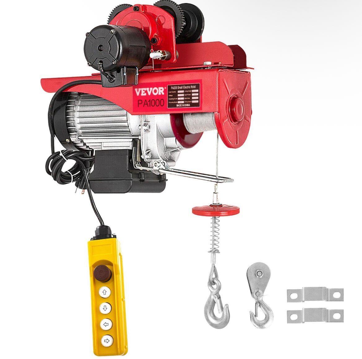 Elektrischer Hebezug PA1000 mit Laufkatze 1000kg 1800W
