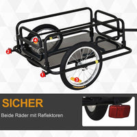 Fahrrad Lastenanhänger 40kg Transportanhänger