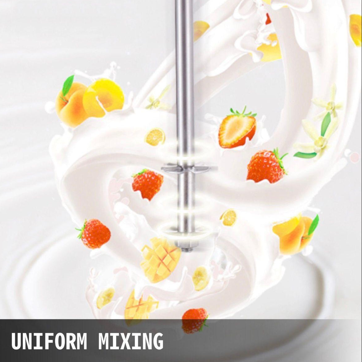 Milchshake Mixer Doppelkopf Edelstahl