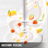 Milchshake Mixer Doppelkopf Edelstahl
