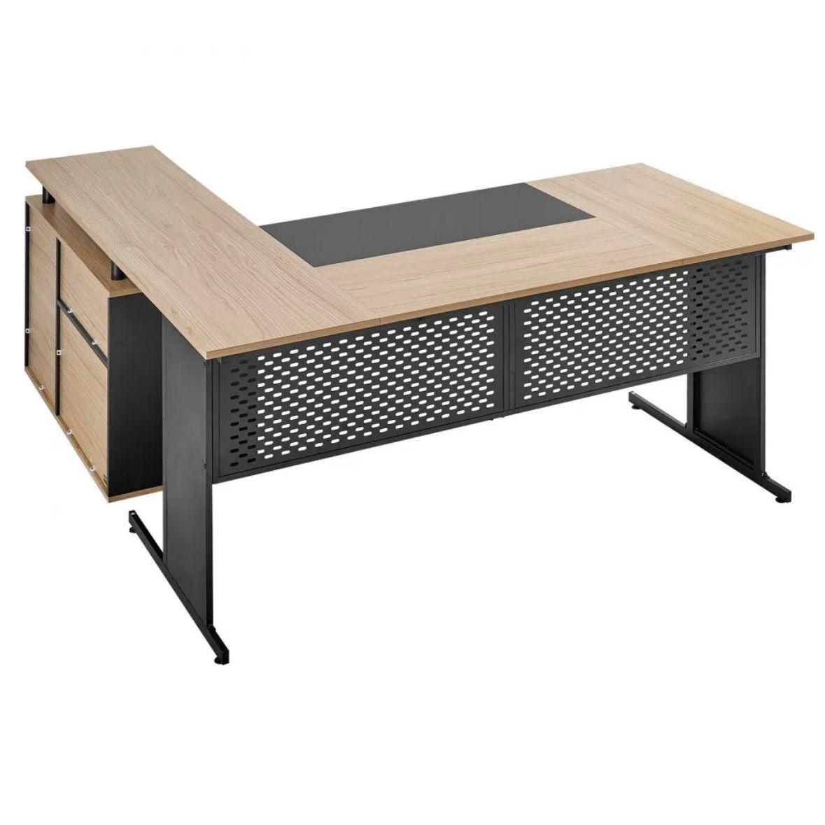 L Schreibtisch Eckschreibtisch Büro Homeoffice Regal Schubladen