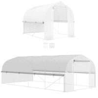 Foliengewächshaus 6×3×2 m Garten Gewächshaus