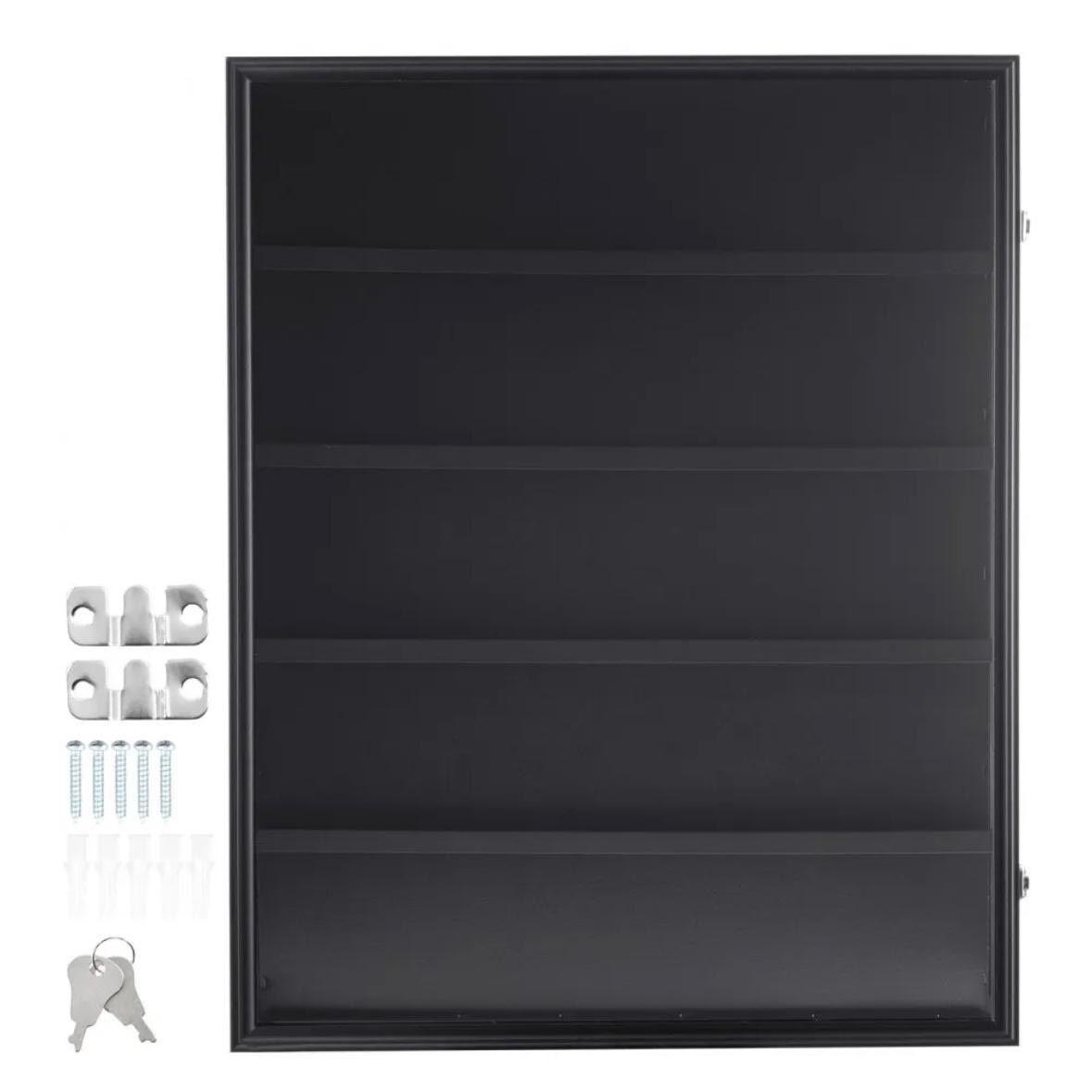Wandvitrine für Sammelkarten – Abschließbar mit UV-Schutz & Filz