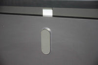 Chef-Schreibtisch 220×180cm Managerschreibtisch Kunstleder