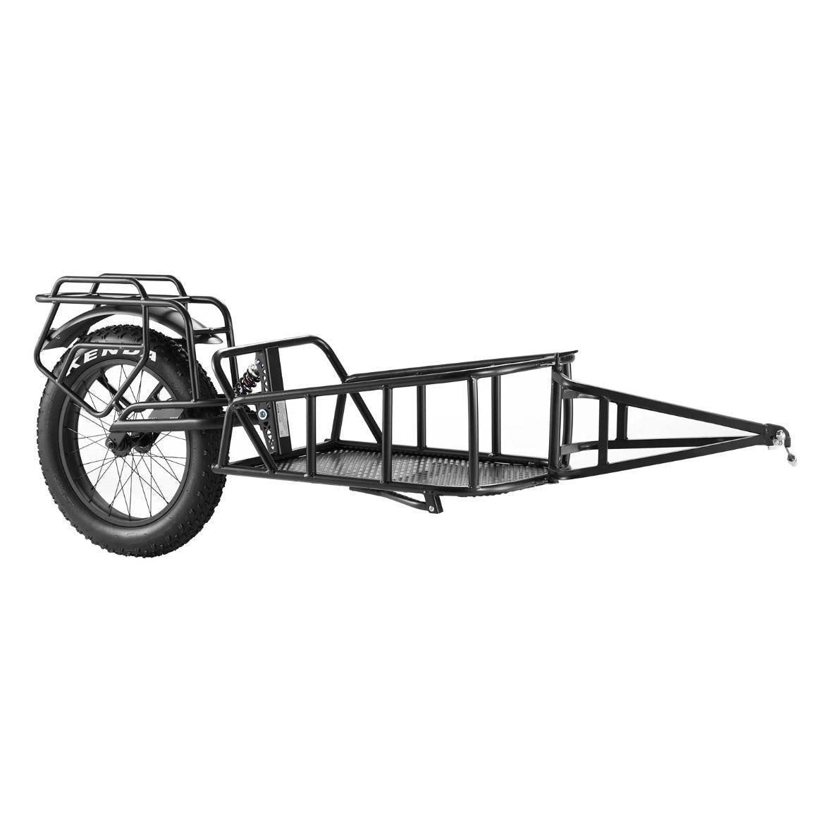 Fahrradanhänger 32kg Einrad Transportanhänger mit 20” Reifen & Stahlrahmen