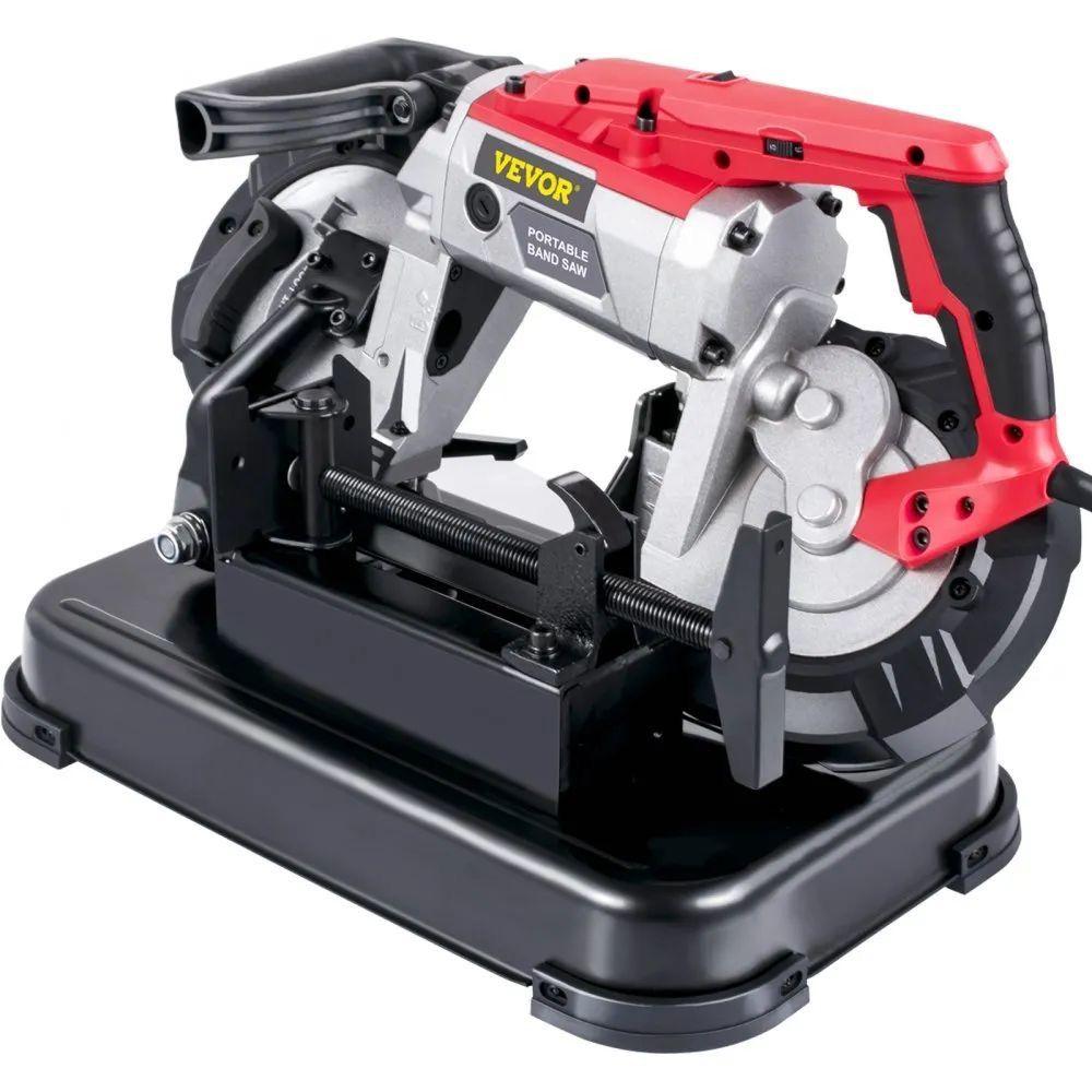 Metall Bandsäge 1100W tragbar mit Basis Gehrungsschnitte