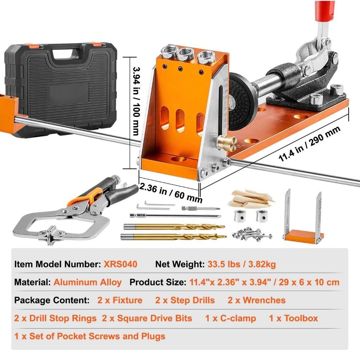 Taschenloch-Bohrschablonen Set Holzverbindungen Präzisions Bohrhilfe