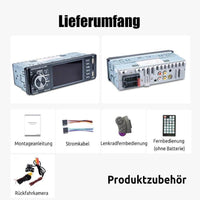 1 DIN Autoradio Bluetooth IPS Display USB AUX Freisprecheinrichtung