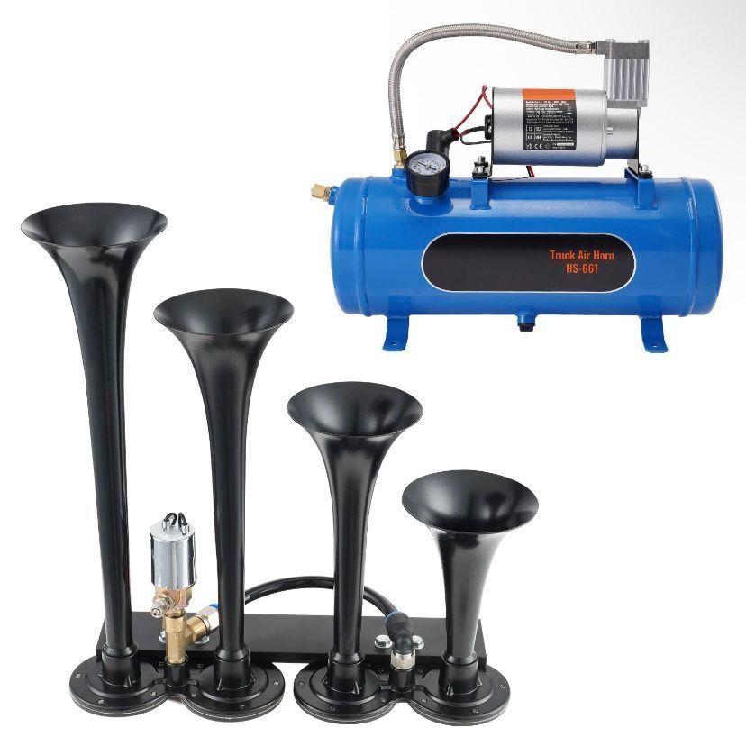 12V Luftkompressor 6L Tank 190W Druckluft Kompressor Auto LKW