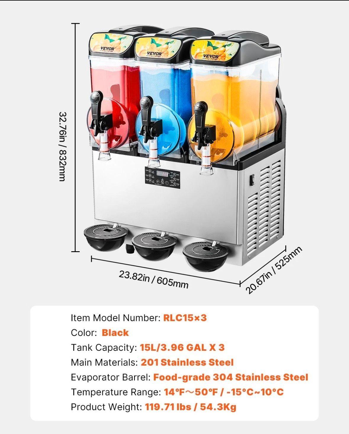 Slush Maschine 3x15L
