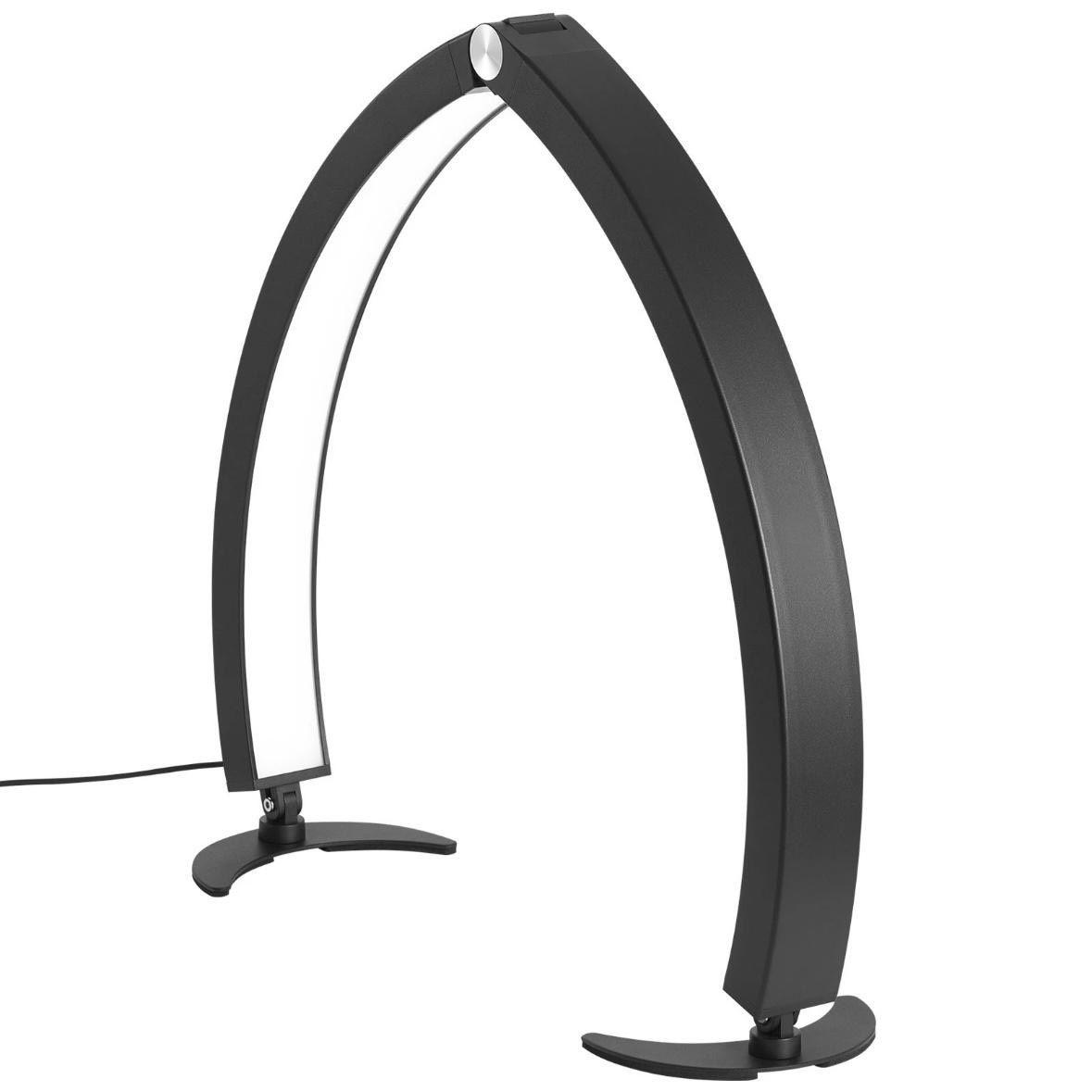 Halbmond LED Schreibtischlampe faltbar – dimmbar & einstellbar