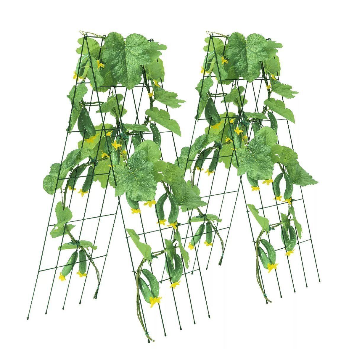 Gurkenspalier A-Frame