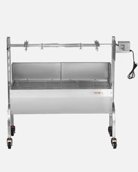 Spießbratengrill Edelstahl mit Motor bis 90kg Tragkraft