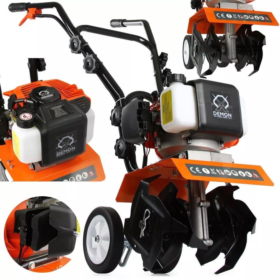 Benzin-Motorhacke 2-Takt 51,7ccm Gartenfräse 30cm