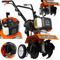 Benzin-Motorhacke 2-Takt 51,7ccm Gartenfräse 30cm