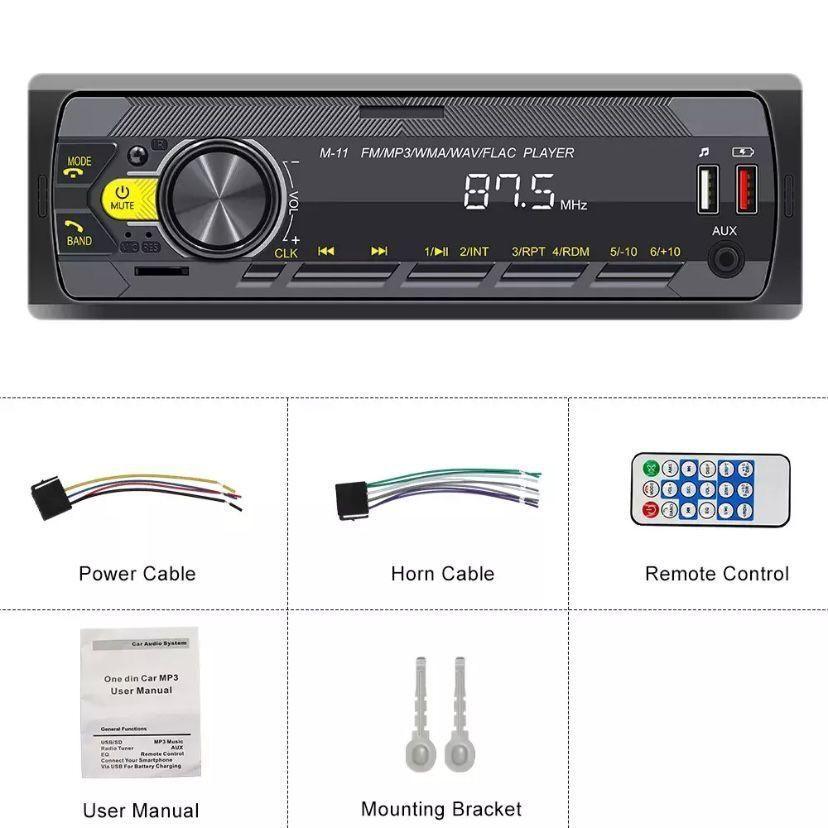 1 DIN Bluetooth Autoradio