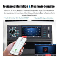 1 DIN Autoradio Bluetooth IPS Display USB AUX Freisprecheinrichtung