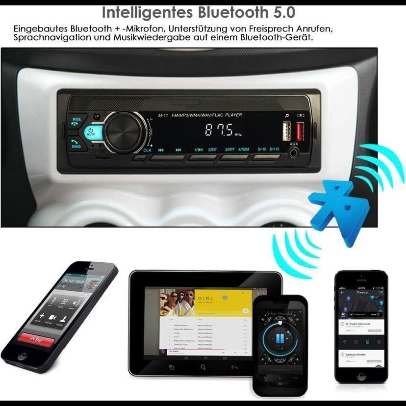 1 DIN Bluetooth Autoradio