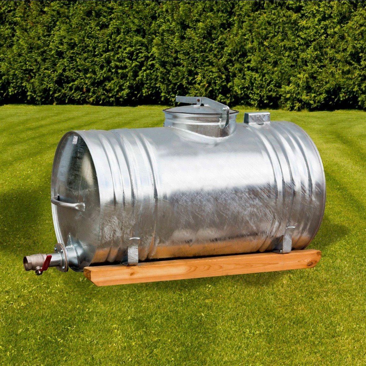 Wasserfass 400L Weidefass mit Ventil