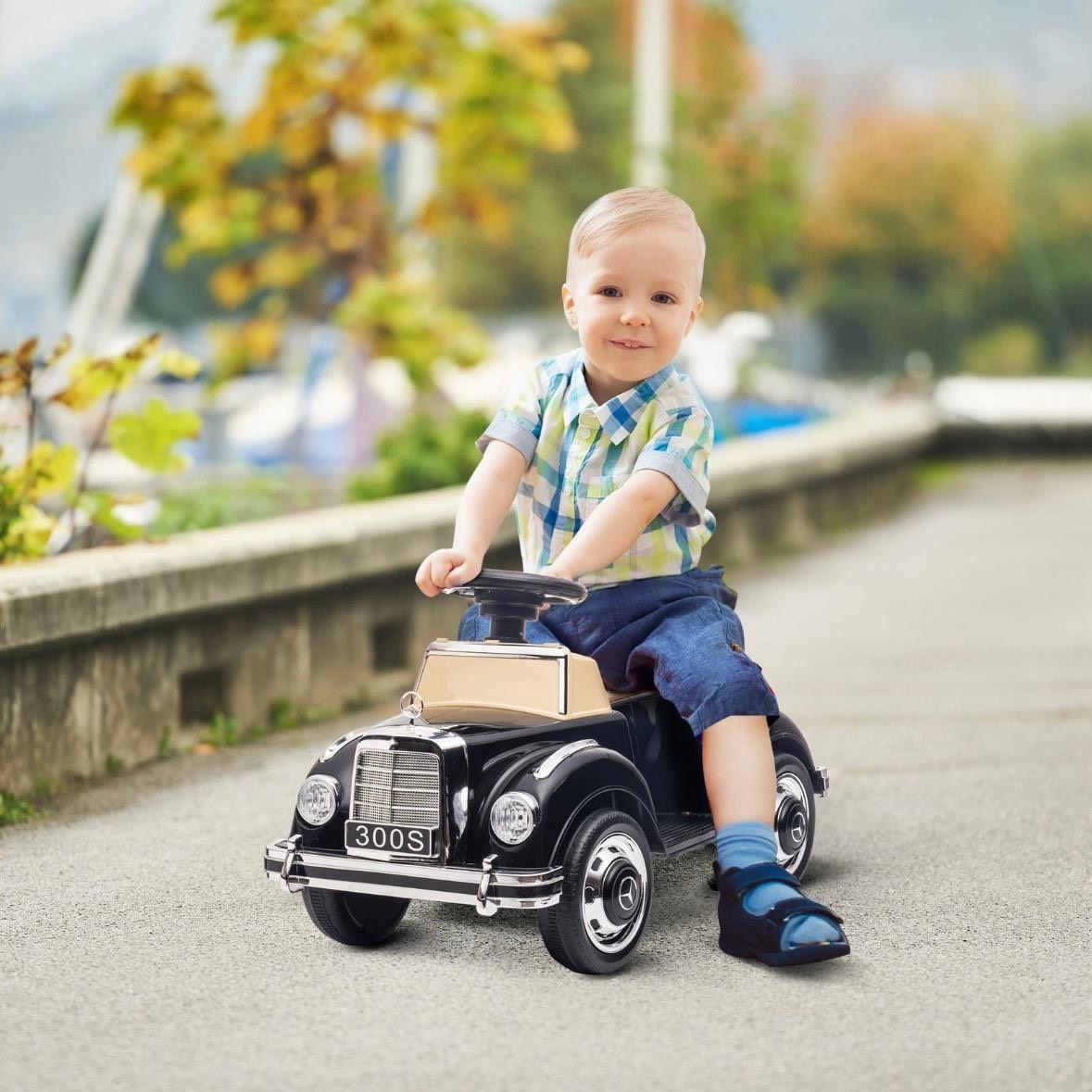 Mercedes-Benz 300S Rutschauto Kinder Schwarz – Offiziell lizenziert
