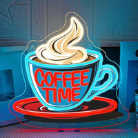 LED Neon Schild Kaffee Zeit (Coffee Time)
