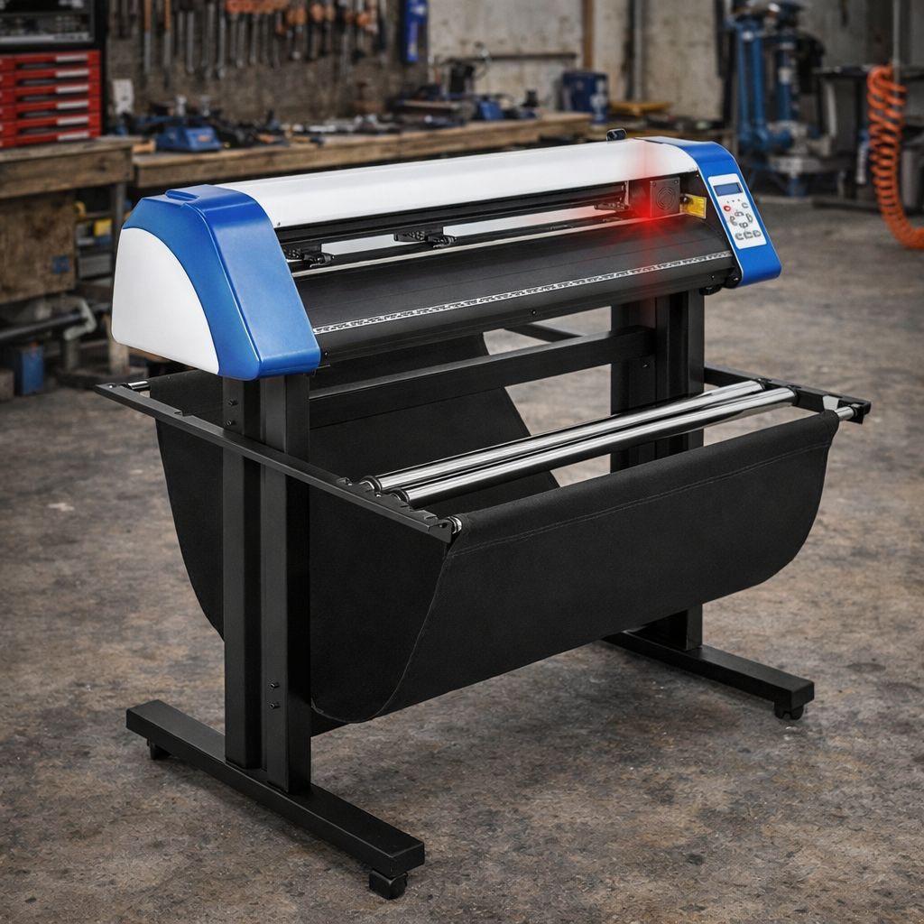 Vinyl halbautomatischer Plotter 870mm Konturschnitt
