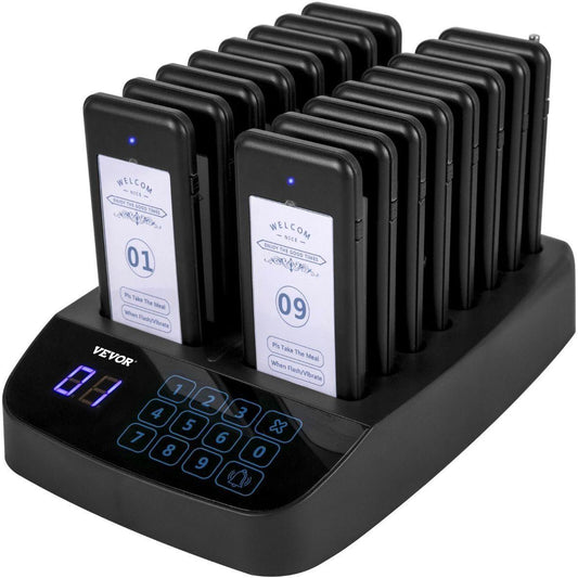 16x Drahtloses Pager-System Restaurant Funkrufanlage