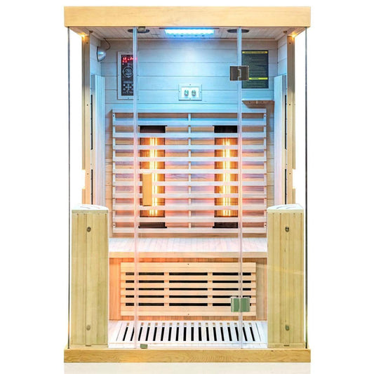 Infrarotkabine für 2 Personen Wellness & Tiefenwärme für Zuhause