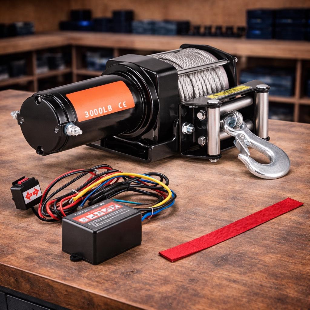 Elektrische Seilwinde 12V 1361kg ATV Offroad