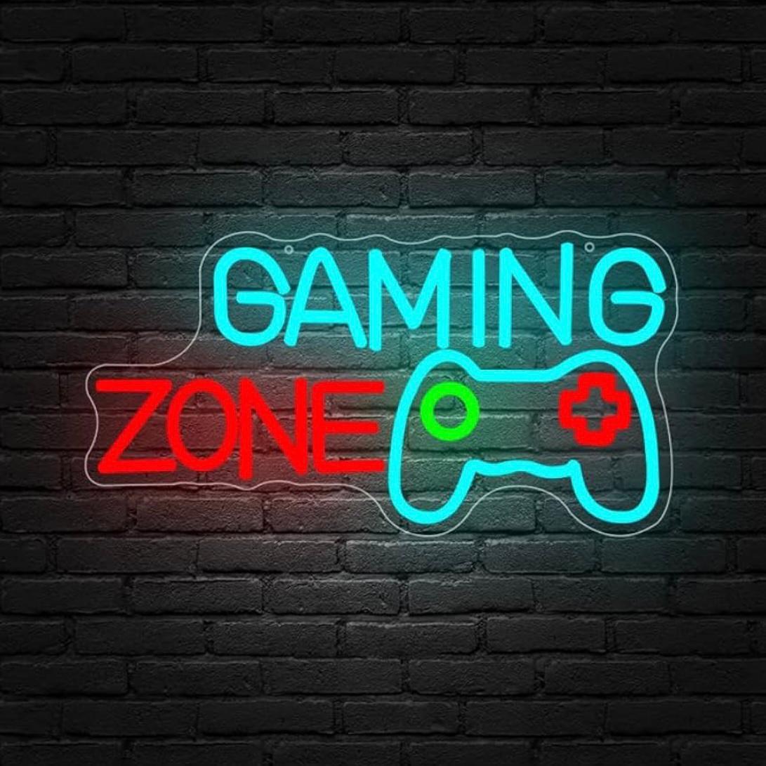 LED Neon Schild Gaming Zone
