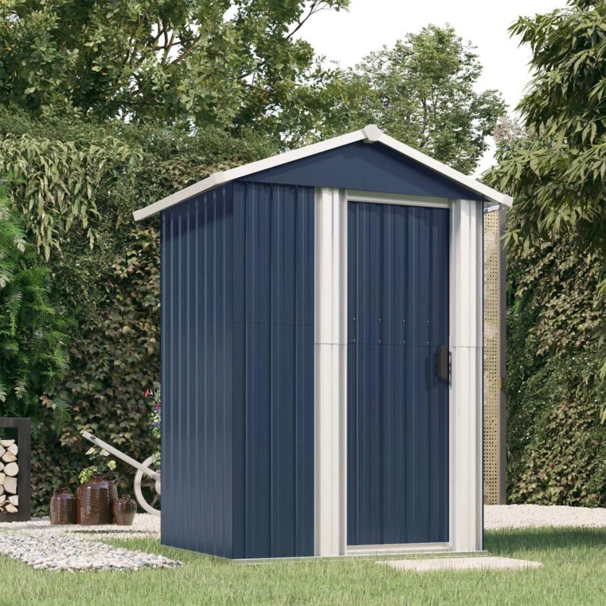 Metall-Gerätehaus mit Satteldach Kompakt & Wetterfest