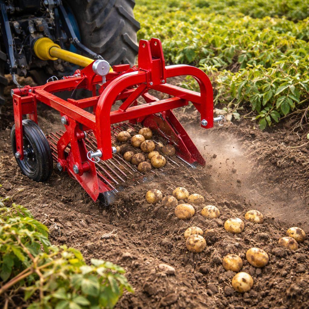 Kartoffelroder Traktor Kat 1 540 U/min Erntemaschine Heckauswurf